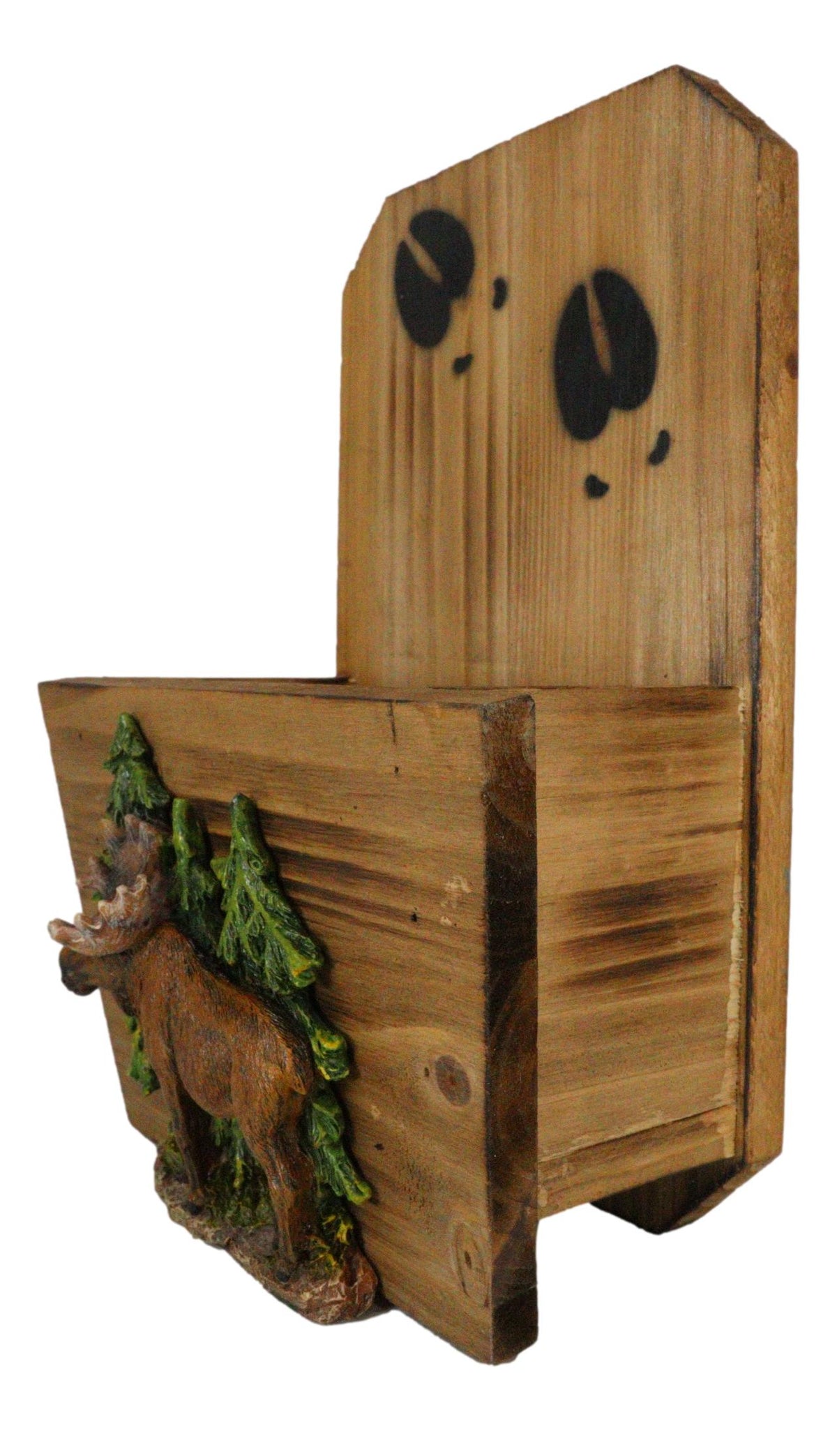 Ebros Western Moose By Pine Trees Forest And Trail Wall Planter Or Mail Holder