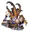 Butterfly Kisses Fall Maple Leaf Fairy With Golden Butterfly Statue 6"Long