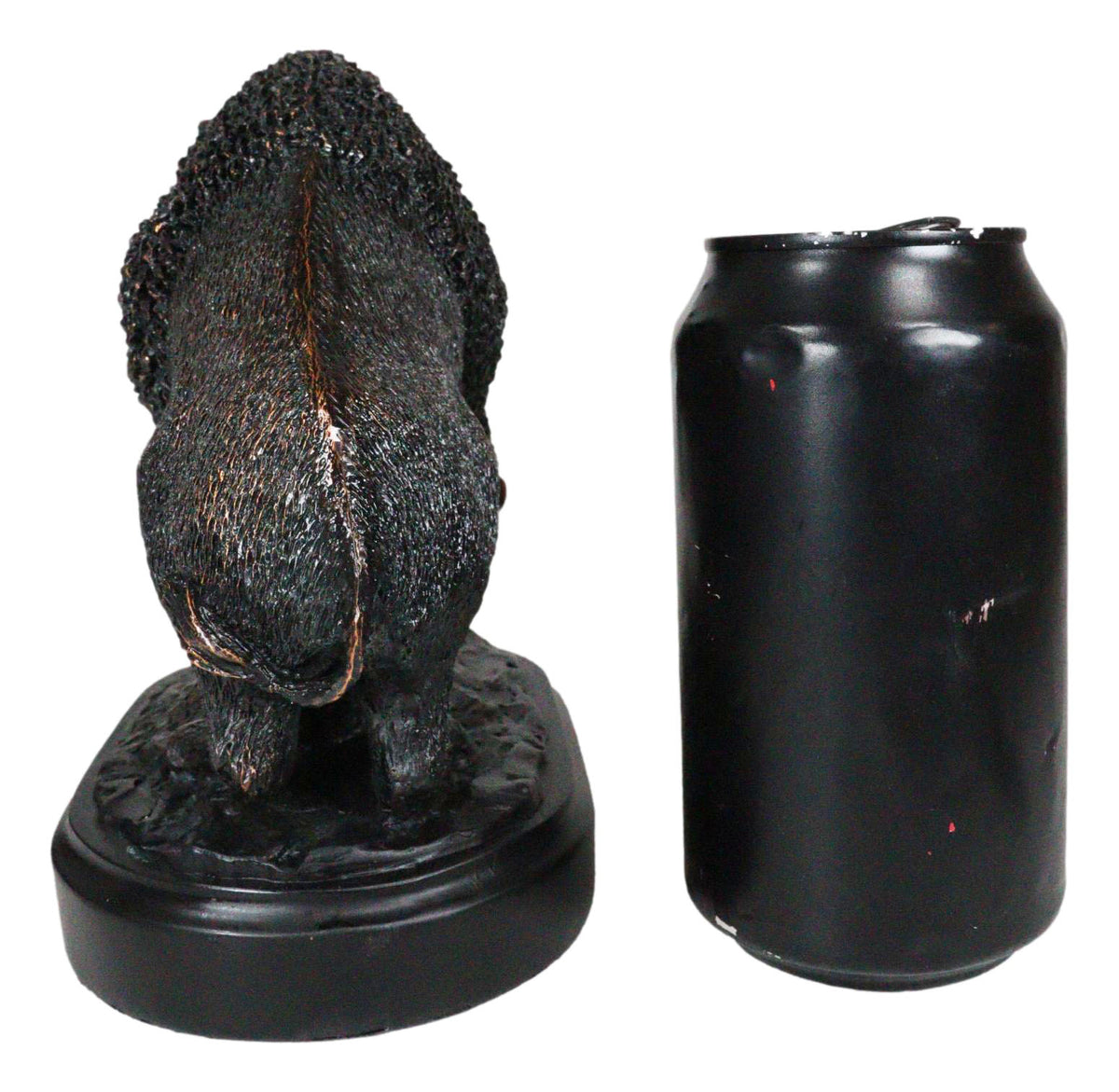 Rustic Western Charging American Buffalo Bison Bronze Electroplated Resin Statue - Ebros Gift
