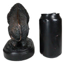 Rustic Western Charging American Buffalo Bison Bronze Electroplated Resin Statue