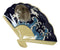 Set Of 4 Rabbits By Ocean Moon Waves Oriental Fan Shaped Appetizer Sushi Plates