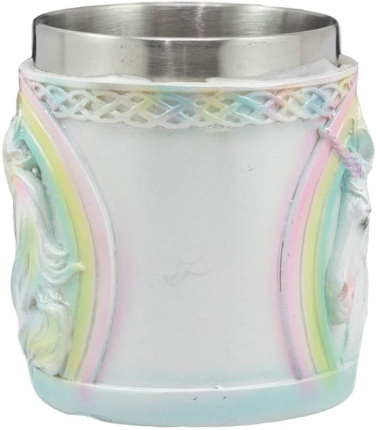 Ebros Small Sacred Heavenly Rainbow Unicorn Mug 7oz Elixir Of Youth Unicorn - Ebros Gift