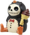 Ebros Gift 2.5" Tall Furrybones Pen The Emperor Penguin Chick with Red Bow Tie and Sugar Cone Ice Cream Collectible Figurine Skeleton Monster Penguins Hooded Costume Furry Bones Statue