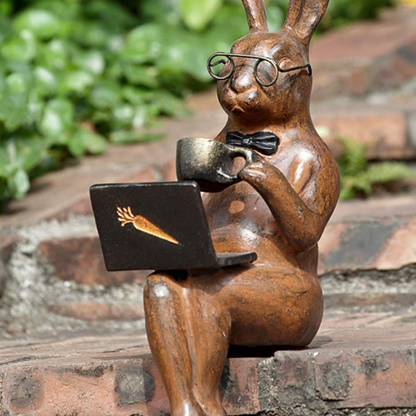 Rabbit Grey Lop Bunny Standing by Mark Taylor