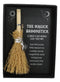 Wicca Witch Broom Magick Broomstick With Sorcerer Magic Hat Pendant Lucky Charm
