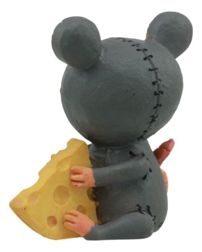 Furrybones Voodoo Mouse With Muenster Cheese Skeleton Figurine Collectible 2.5"H