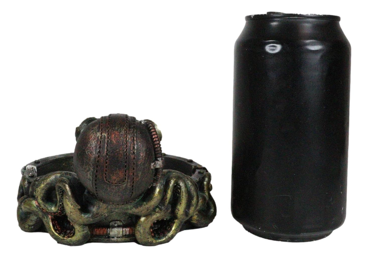 Ebros Victorian Gizmo Steampunk Octopus Ashtray Figurine Nautical Ocean Naval 5.5"L