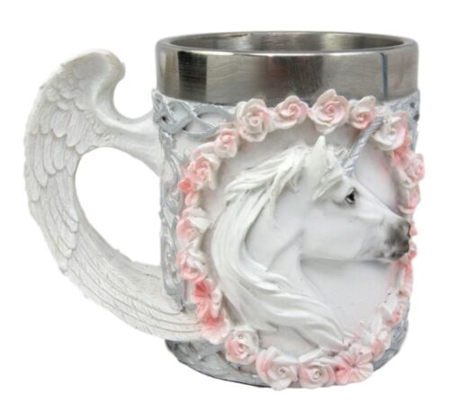 Ebros Sacred Bridal Unicorn Mug Drink Beer Stein Tankard Coffee Cup 4.25"H