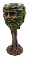 Ebros Whimsical Forest Spirit Greenman Deity Wine Goblet Chalice Cup 6oz