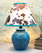 Indian Tribal Southwest Navajo Vector Turquoise Petite Vase Table Lamp W/ Shade