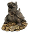 Feng Shui Celestial Black Dragon Turtle Statue Charm For Protection and Wealth