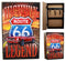 Ebros Gift Highway Route 66 Legendary Road Journey Safe Book Shaped Multiple Keys Decorative Storage Organizer 11.75"H