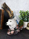Ebros Gray Wolf In Forest Scene Centerpiece With Hunting Knife Letter Opener Statue