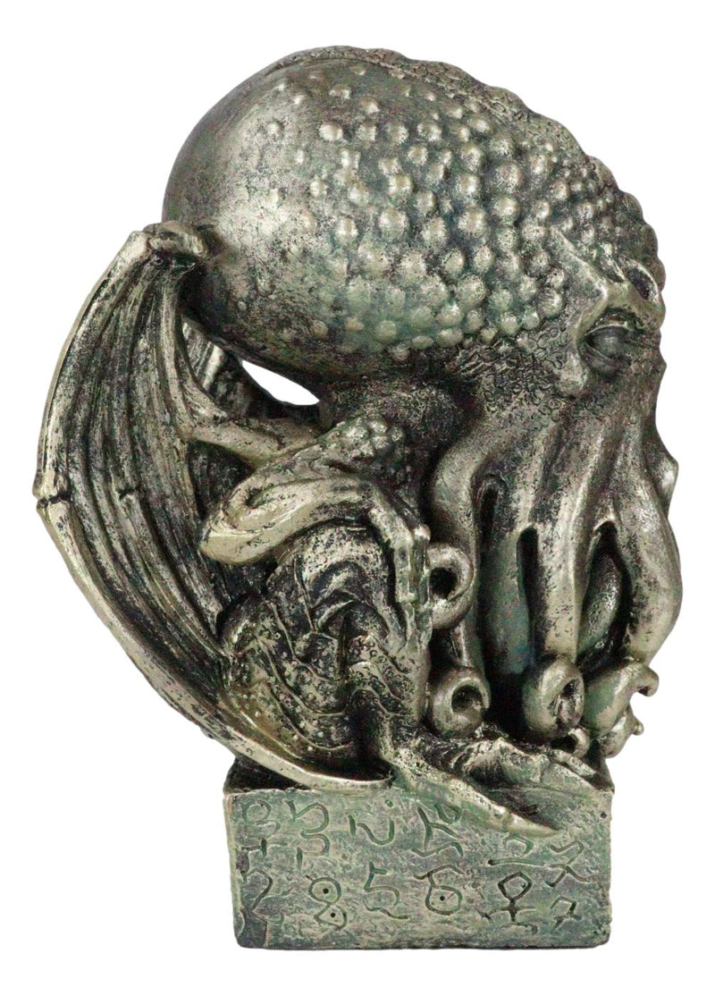 Ebros Ocean Terror The Call of Cthulhu Skull Figurine 7" H Kraken Octopus Statue
