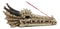 Ancient Fossil Dragon Head Skeleton Incense Burner Statue Prehistoric Dinosaur