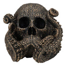 Fantasy Cthulhu Monster Octopus Skull With Tentacles Sucker Arms Figurine 7"L