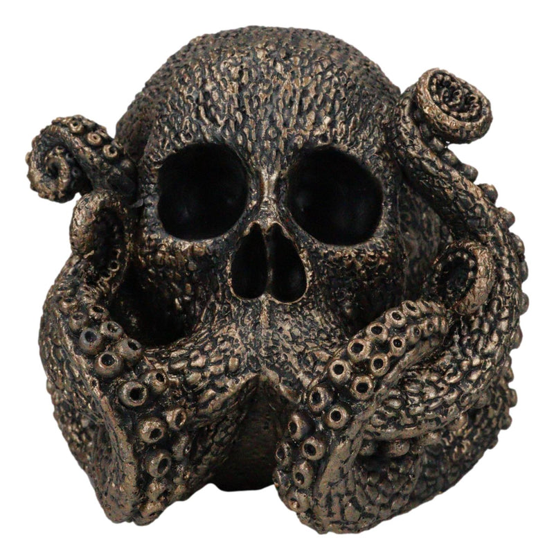 Fantasy Cthulhu Monster Octopus Skull With Tentacles Sucker Arms Figurine 7"L