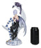 Ebros Gift Large Celestial Crescent Moon Fairy With Pet Dragon Figurine 13"H