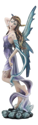 Ebros Large Celestial Tao Wind Elemental Fairy Statue 11"H Decorative Mythical Fantasy Fairy Fae Figurine Collectible