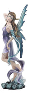 Ebros Large Celestial Tao Wind Elemental Fairy Statue 11"H Decorative Mythical Fantasy Fairy Fae Figurine Collectible