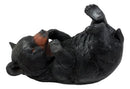 Grandfather Mountain Black Bear Wine Holder Figurine 9"Long Winter Hibernation