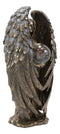 Ebros Sheila Wolk Tranquility Angel & Metamorphosis Butterfly Glass Ball Statue