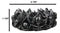 Ebros Gift Arch Devil Skull Face Fire Hell Bone Spiral Cigarette Ashtray Resin Figurine