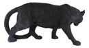 Grand Scale Realistic Black Panther Jaguar Leopard Prowling Statue 31"Long