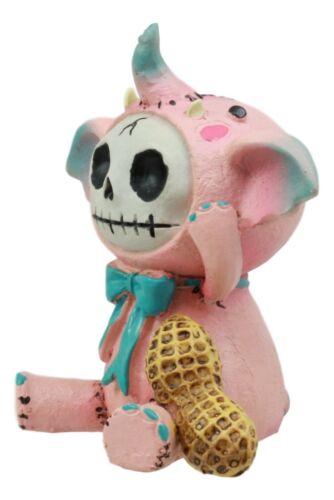 Furry Bones Dumbo Elefun The Pink Elephant With Giant Peanut Figurine Furrybones