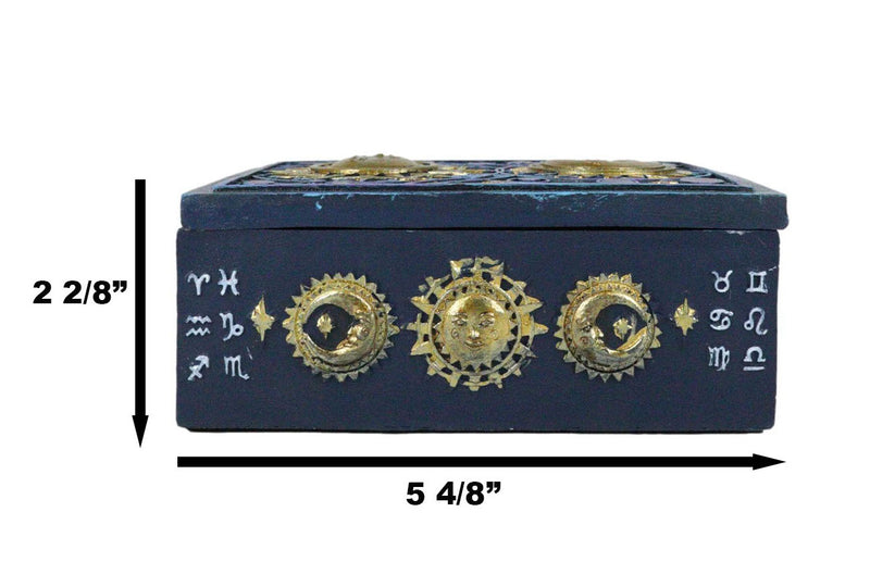 Fortune Telling Celestial Astrology Sun And Moon Tarot Cards Decorative Box