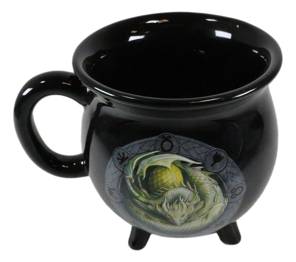 Wicca Sabbats Wheel of The Year Ostara Dragon Heat Color Changing Cauldron Mug