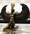 Ebros Gift Large Kneeling Winged Isis Statue 20"Long Egyptian Goddess Of Motherhood Deity Figurine