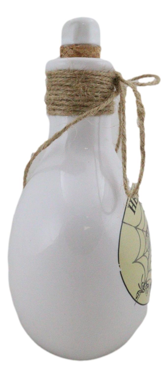 Ebros 5.5"H Ceramic Mad Doctor Small Display Container with Cork Lid (Hemlock Spider) - Ebros Gift