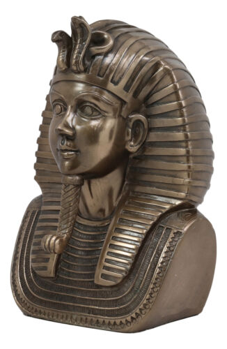 Ebros Cobra And Vulture Mask of Pharaoh Egyptian King Tut Bust Model Statue