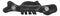 Cast Iron Rustic Western Black Bear Drawer Cabinet Door Pulls Hardware 12 Pack