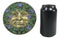Ebros Bronzed Blooming Foliage Spring Celtic Greenman Wall Decor Periwinkle Flowers