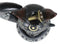 Occult Wicca Sacred Geometry Black Cat Crescent Moon Backflow Incense Burner