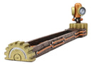 Steampunk Gas Valve Gauge Pipelines And Gearwork Incense Stick Holder Figurine