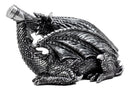Mythical Flame Fury Of The Bahamut Dragon Letter Opener Dagger With Base Statue