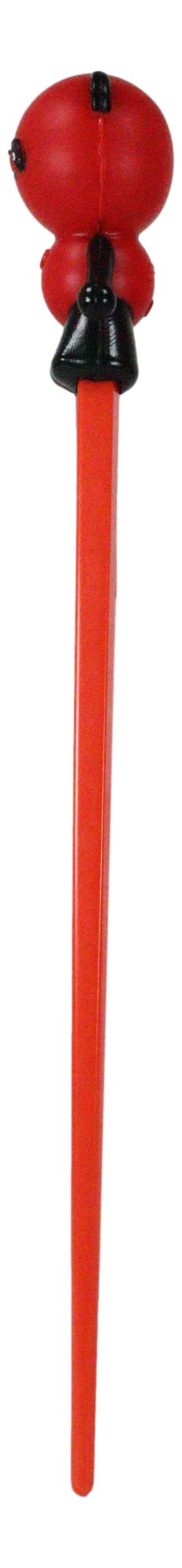 Valentine Red Giant Panda Reusable Training Chopsticks Set With Silicone Helper - Ebros Gift