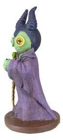 Ebros Voodoo Stiches Evil Queen Maleficent W/ Raven Figurine Pinheadz Collection
