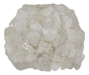 Quartz Crystal Mineral Stone Rocks Floral Vase Modern Accent Sculpture 10"L