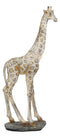 Ebros Large Mosaic Giraffe Statue 15.25" Tall Safari Savannah Standing Reticulated Giraffes Long Neck Animal Figurine Madagascar Africa Wildlife Decor and Gifts