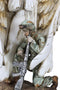 Inspirational Memorial Kneeling Soldier With Guardian Angel Praying Figurine
