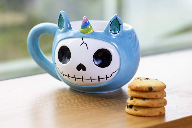 Ebros Gift Furrybones Coffee Mug Beverage Cups 14 fl oz Mugs (Unie Mug)