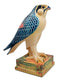 Ebros Egyptian God Horus Falcon On Pedestal Statue 6.25"Tall Figurine