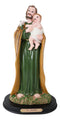 Ebros Catholic Divinity Saint Joseph Carrying Baby Jesus Figurine 12" Tall Sculpture