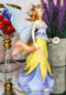 Spring Season Fairy In Sunflower Gown With Scepter Of Blossom Collector Figurine