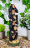 Ebros Gift Stacked See Hear Speak No Evil Monkeys Three Wise Apes of The Jungle Figurine 8.5" H Monkey See Monkey Do Animal Totem Pole Acrobatic Apes Statue Sculpture Home Decor