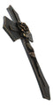 Western Black and Bronze Blooming Rose Stalk Petals Cross Wall Crucifix Plaque